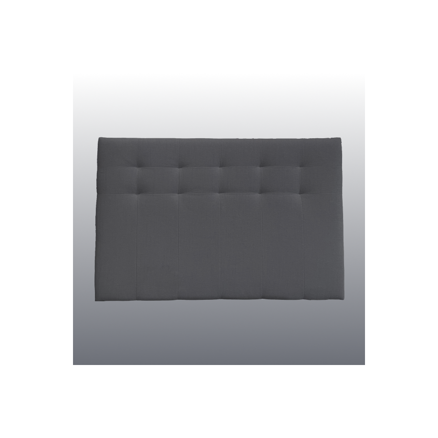 TÊTE DE LIT SOFT GRIS ANTHRACITE